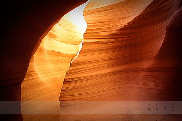 composition abstraite Antelope Canyon